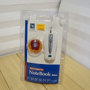 NOS A4 Tech MOP-28 USB &‎ PS2 Mini Optical Notebook Mouse